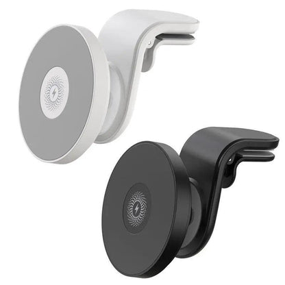 Wireless 15W Magnetic Car Mount Holder Charger For Iphone 13 12 Pro Max Magsafe - Black