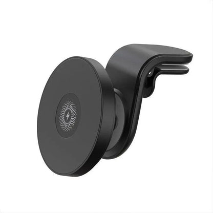 Wireless 15W Magnetic Car Mount Holder Charger For Iphone 13 12 Pro Max Magsafe - Black