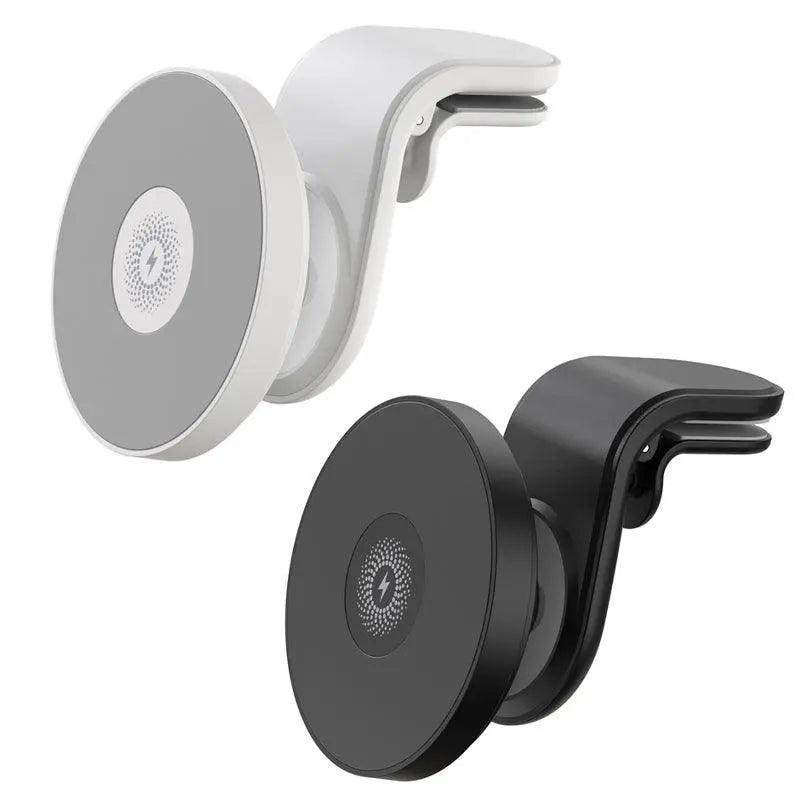 Wireless 15W Magnetic Car Mount Holder Charger For Iphone 13 12 Pro Max Magsafe - White