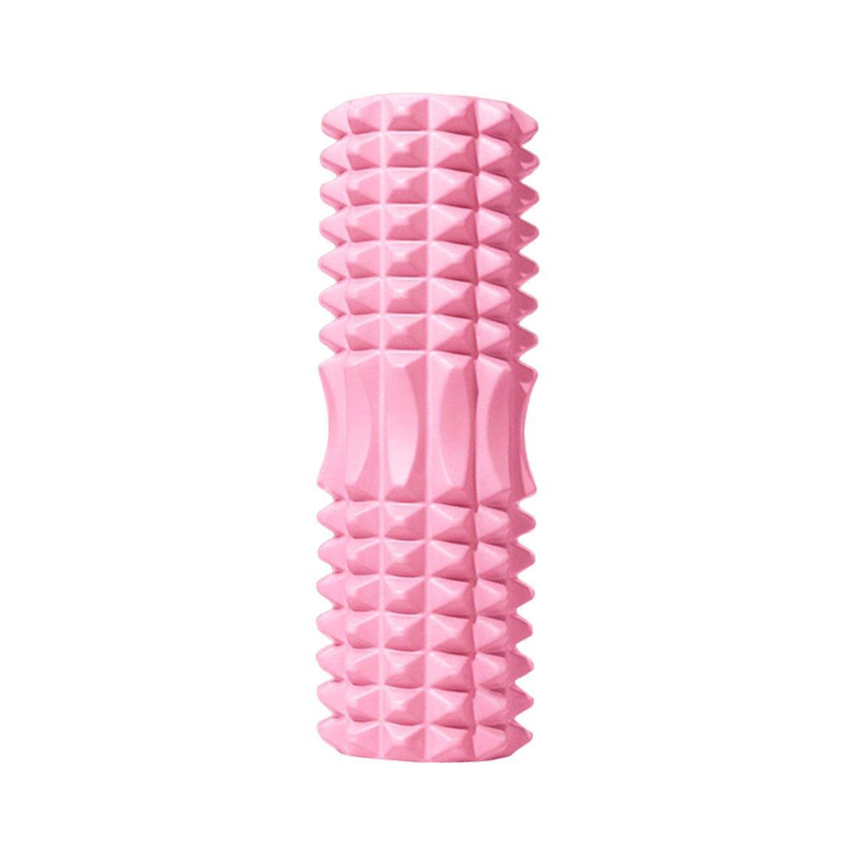 High Density EVA Foam Roller Yoga Massage Stick for Fitness - Crescent Style Purple-33cm