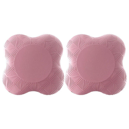 2pcs Thick Yoga Kneeling Mat Knee Cushion for Elbow Support Gym Workout Pad - Blue
