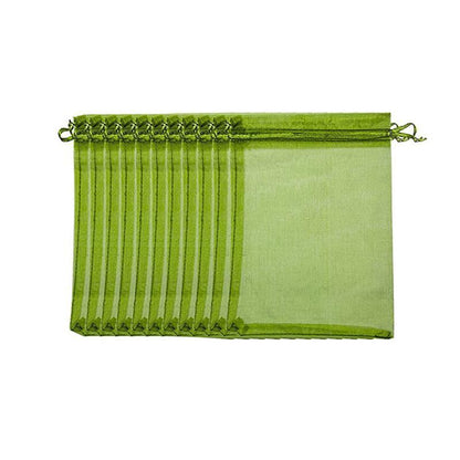 50/100PCS Garden Fruit Protection Net Bags Insect Proof Drawstring Mesh Organza - 50Pcs 10x15cm
