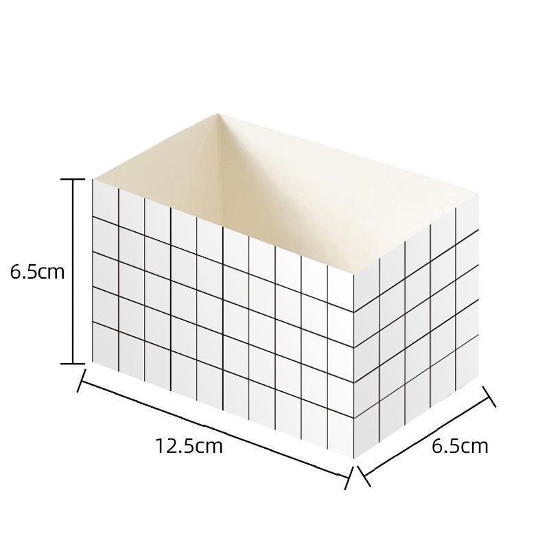 250PCS Sandwich Packaging Box Breakfast Hamburger Wrapping Box L Size - Kraft