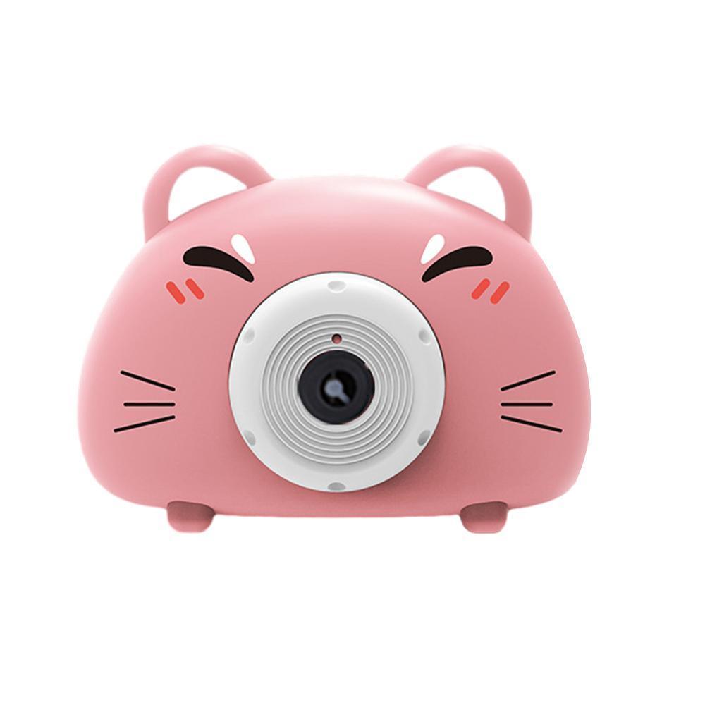Acousto Optic Bubble Machine Camera Animal-Shaped With Light Music Toy Gift - Cat