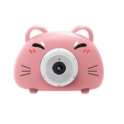 Acousto Optic Bubble Machine Camera Animal-Shaped With Light Music Toy Gift - Fox