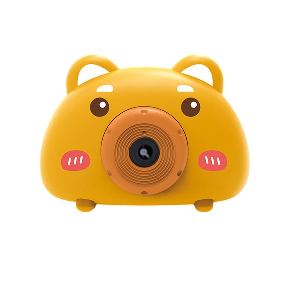 Acousto Optic Bubble Machine Camera Animal-Shaped With Light Music Toy Gift - Panda