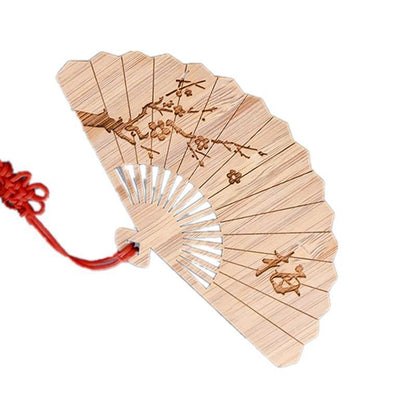 Chinese Style Bass Book Folder Book Clip Bamboo Bookmark Guitar Bookmark Lable - Pipa - Lan