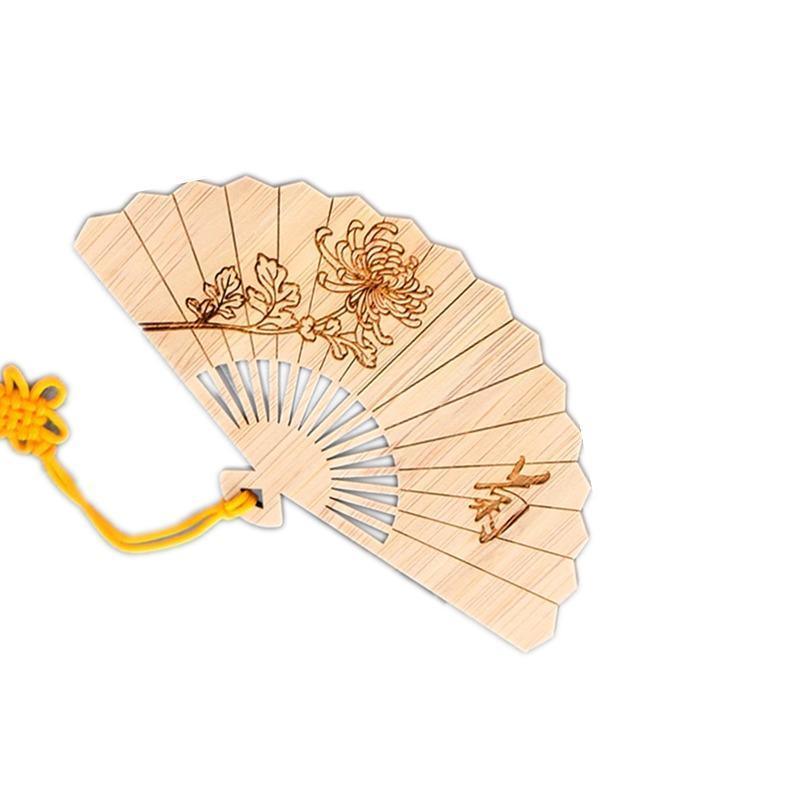 Chinese Style Bass Book Folder Book Clip Bamboo Bookmark Guitar Bookmark Lable - Pipa - Lan