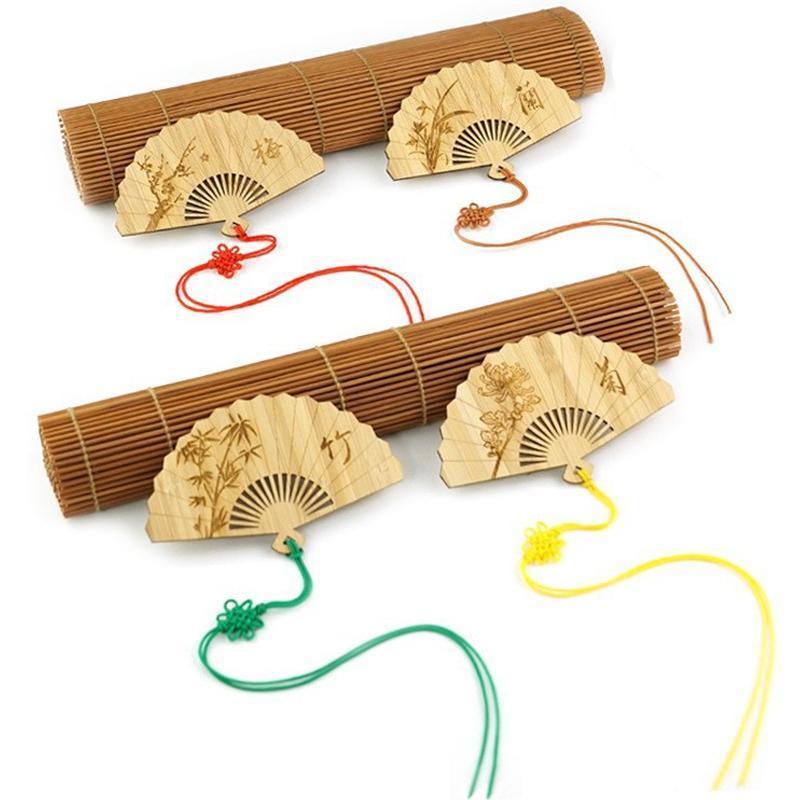 Chinese Style Bass Book Folder Book Clip Bamboo Bookmark Guitar Bookmark Lable - Ruan Pipa Bookmark - Chrysanthemum