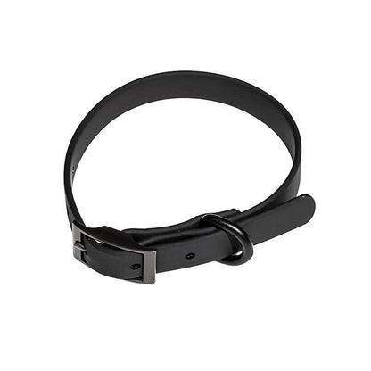 PVC Dog Collar Working Dog Kennels Waterproof Soft Adjustable for Pets L Size - Dark Blue