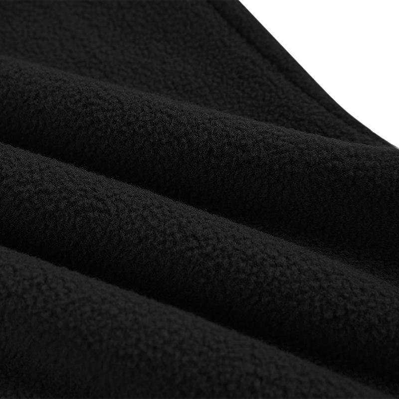 Dog Puppy Hoodies Jacket Solid Coat Pet Winter Soft Warm Clothes S-5XL Black - 4XL