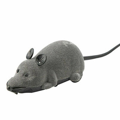 Pet Cat Puppy Toy Wireless Remote Control Electronic Rat Mouse Mice Toys Stock - Black