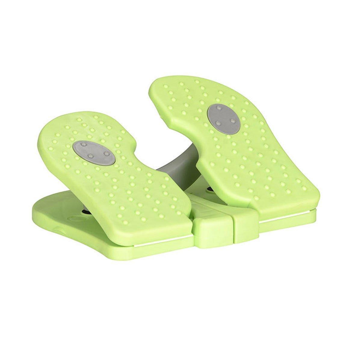 Indoor Mini Stepper Fitness Machine Leg Calf Stretch Cardio Trainer Home Workout - Green
