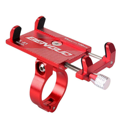 Aluminium Alloy Bicycle Phone Holder Handlebar Mount For Bike Motorcycle - Silver