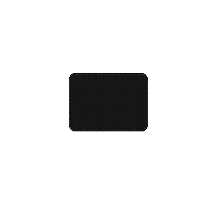 Leather Mouse Pad 30x25.5cm Waterproof Gaming Desk Mat Anti Slip Rubber Mousepad - Black