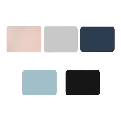 Leather Mouse Pad 30x25.5cm Waterproof Gaming Desk Mat Anti Slip Rubber Mousepad - Pink