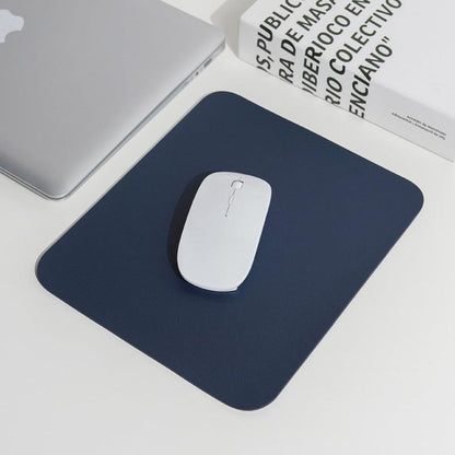 Pu Leather Gaming Mouse Pad Desk Mat Anti-Slip Speed Mousepad 22X22Cm Waterproof - Green