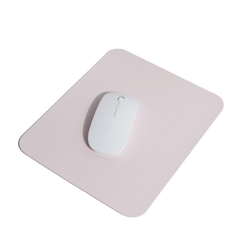 Pu Leather Gaming Mouse Pad Desk Mat Anti-Slip Speed Mousepad 22X22Cm Waterproof - Green