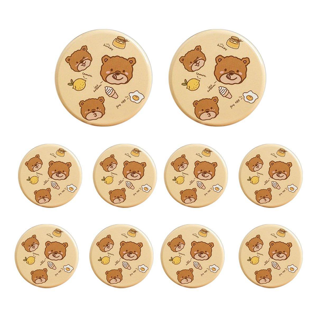10PCS Cookie Tin Box Metal Biscuit Gift Box Candy Packaging Dragon Year Baking - Carrot Rabbit