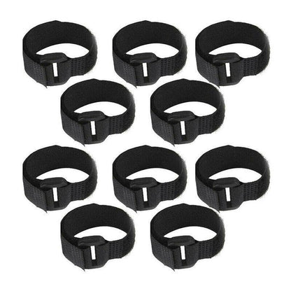 10pcs Rooster Anti Crow Collar Adjustable Nylon Neck Belt Poultry Sound Control - Red