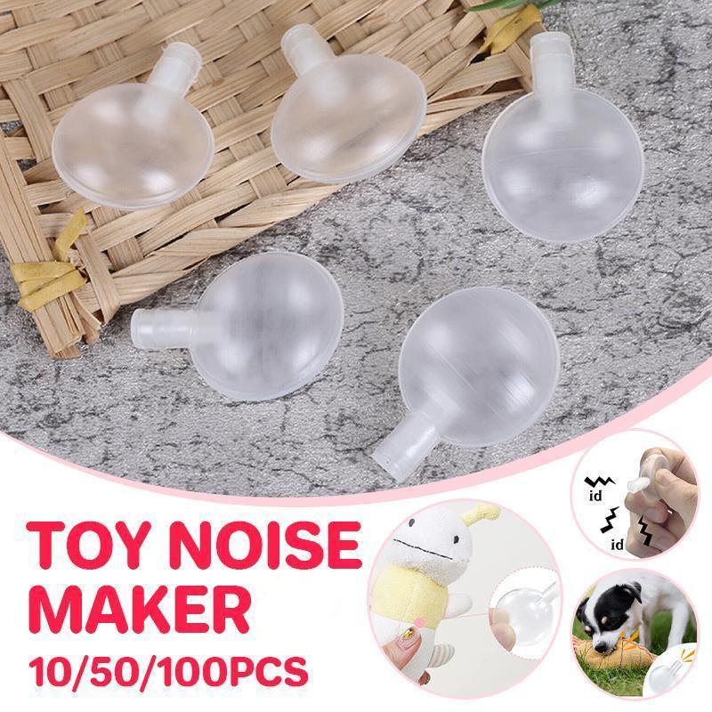 100X Toy Squeaker Replacements for Dog Cat Plush Toys Sound Inserts Repair Parts - 10pcs