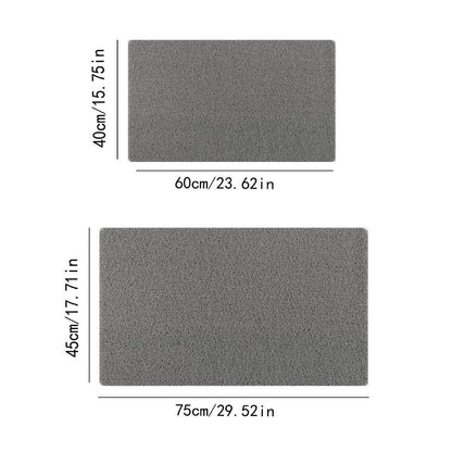 Anti Slip Bathroom Mat Non Slip Shower Floor Mat Quick Dry Soft Comfortable Rug - Coffee-40x60cm