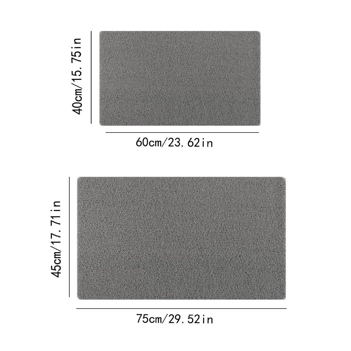 Anti Slip Bathroom Mat Non Slip Shower Floor Mat Quick Dry Soft Comfortable Rug - Coffee-45x75cm