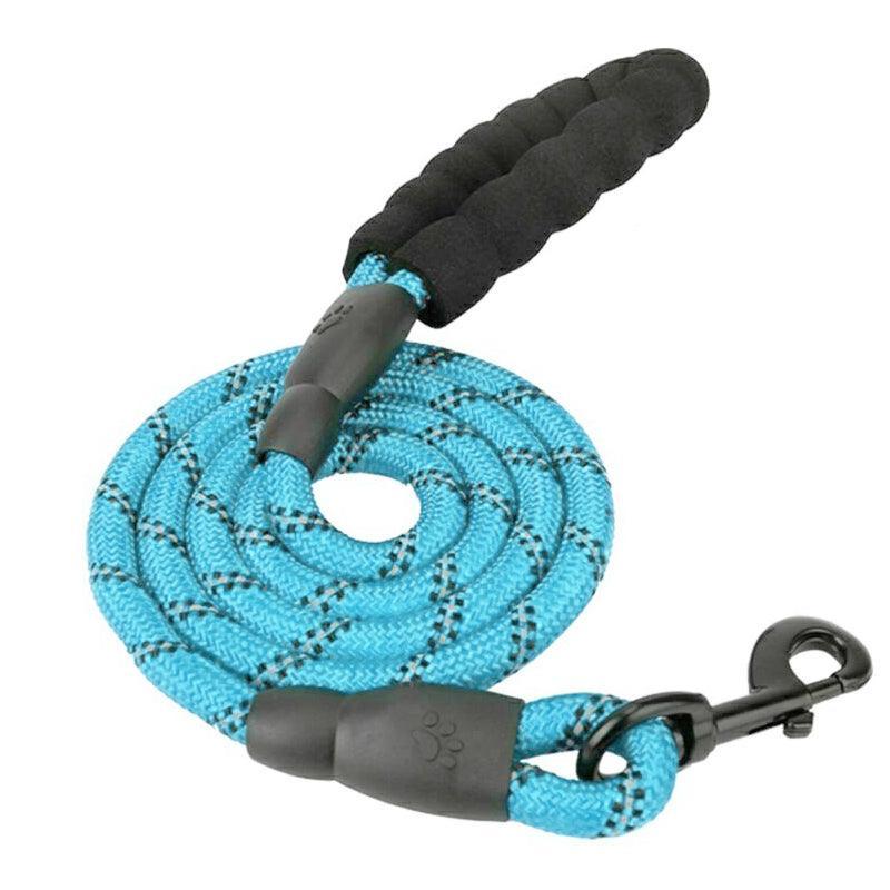 Nylon Training Dog Leash Heavy Duty Pet Products Strong Rope Recall Lead Leashes - Pink
