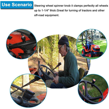 Car Steering Wheel Opening Aid Grip Tool Easy Access Helper Device for Vehicle