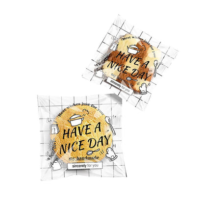 500 Pack Self Adhesive Cookie Packaging Bags Vibrant Designs OPP Material - Beer 14*14*3cm
