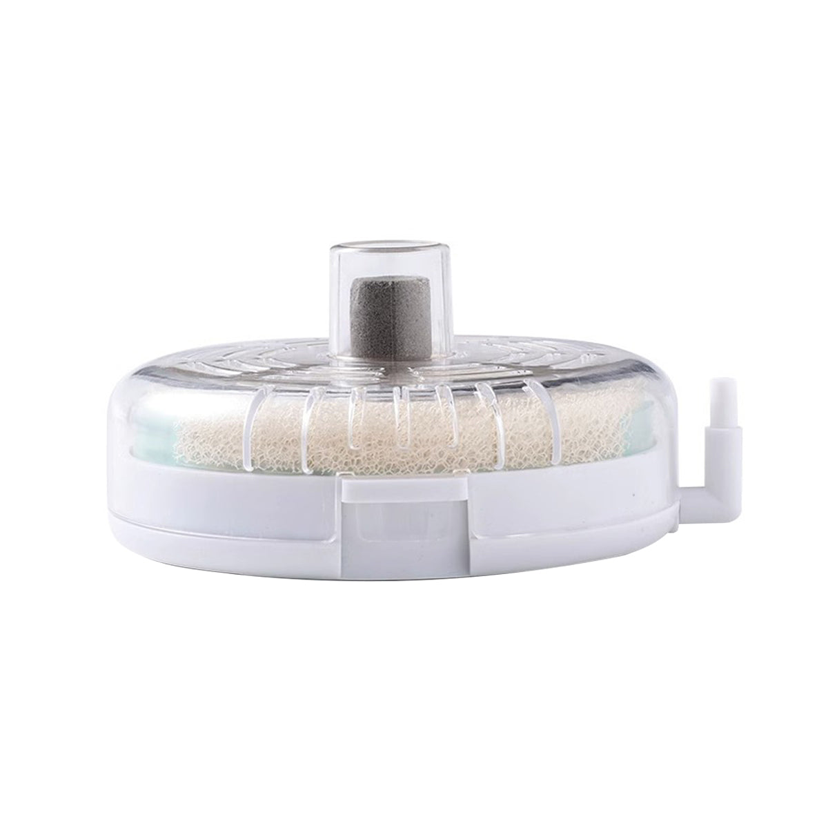 Aquarium Filter Special Mini Small Tank Filter Circle for Freshwater or Marine - 10cm Replacement Cotton*5