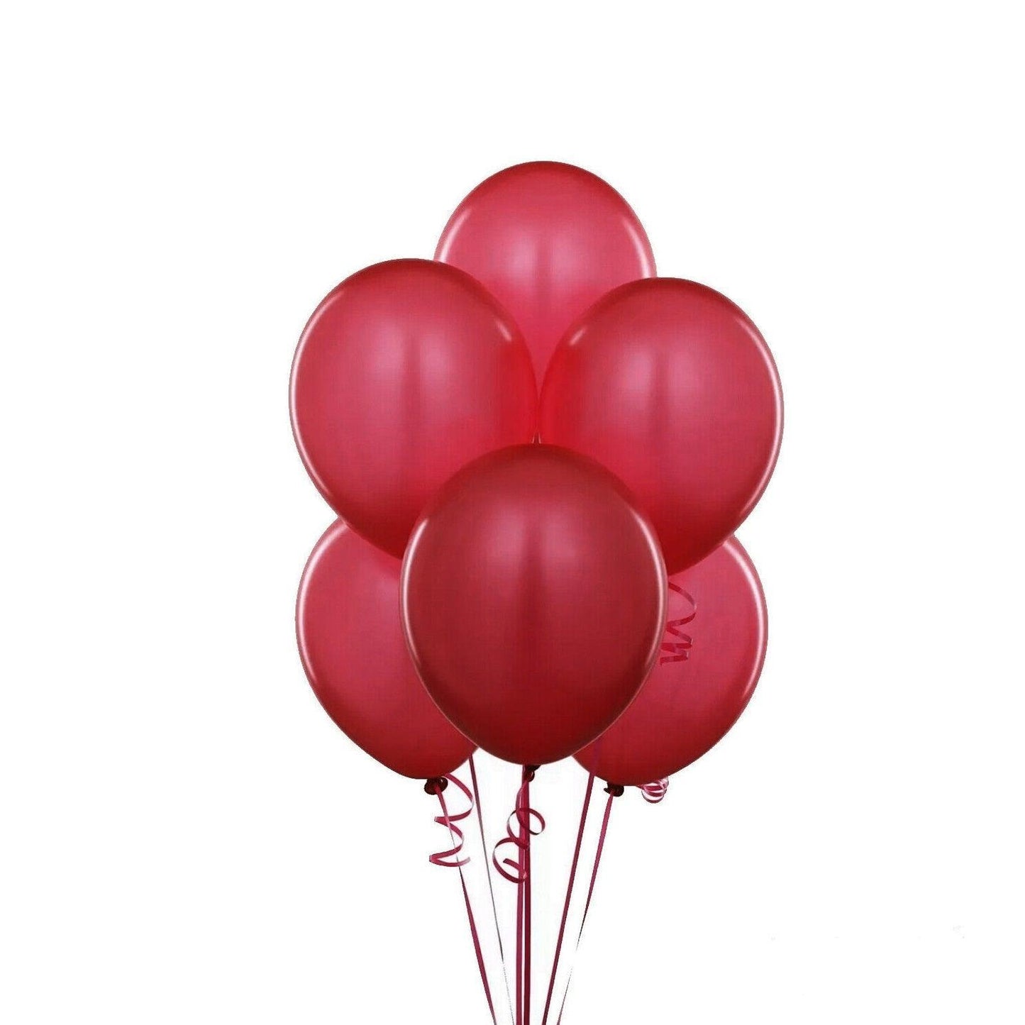 100PCS 10 Inch Latex Balloons Party Decorations Birthday Wedding Balloon Solid Colour - Red