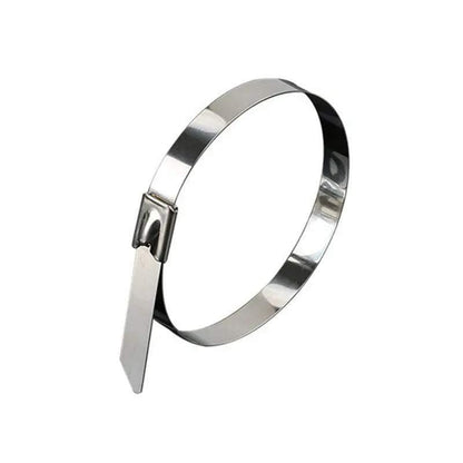 100x Stainless Steel Cable Ties SS304 Marine Grade Zip Strap Locking Wrap 100-800mm - 4.6*600mm