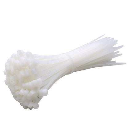 100X Cable Ties Zip Ties Nylon UV Stabilised Bulk White Cable Ties - 10*400mm White