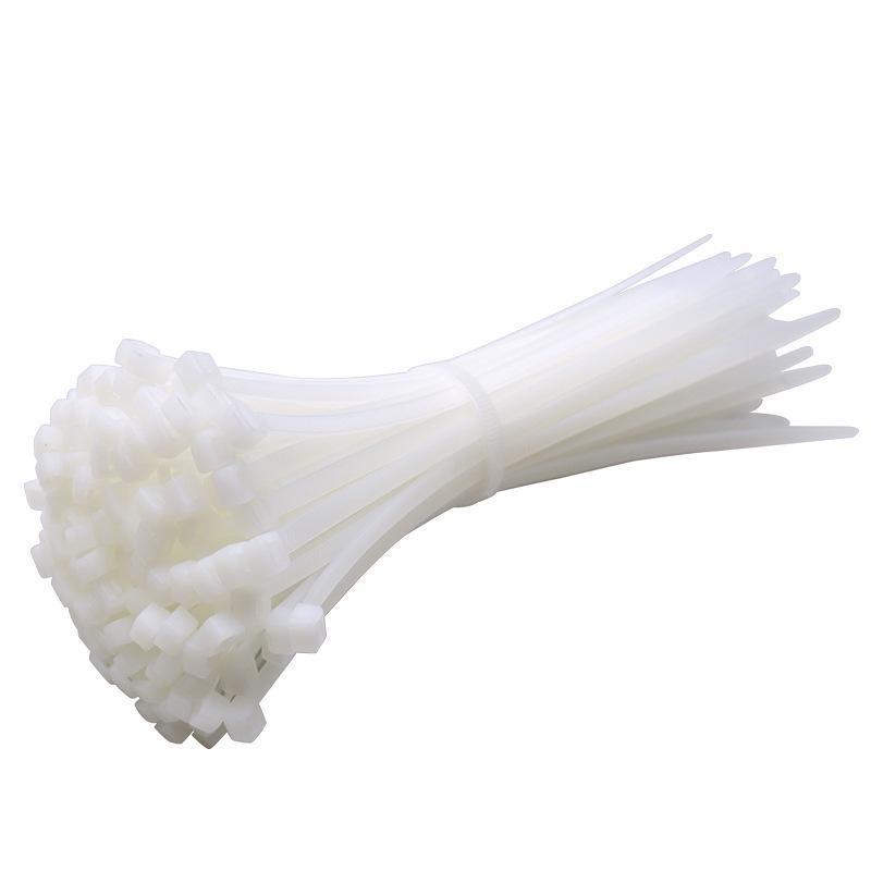 100X Cable Ties Zip Ties Nylon UV Stabilised Bulk White Cable Ties - 10*500mm White