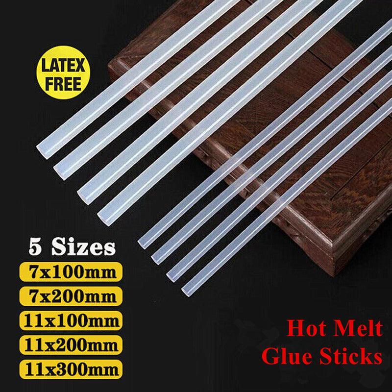Clear Hot Melt Glue Sticks Adhesive Craft Stick for DIY Glue Tool 7mm 11mm - 11mm x 200mm 50pcs