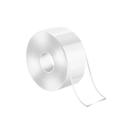 Double Sided Nano Tape Transparent Reusable Adhesive Gel Grip for Home Office - 3cm*3m*2mm (1 Unit)