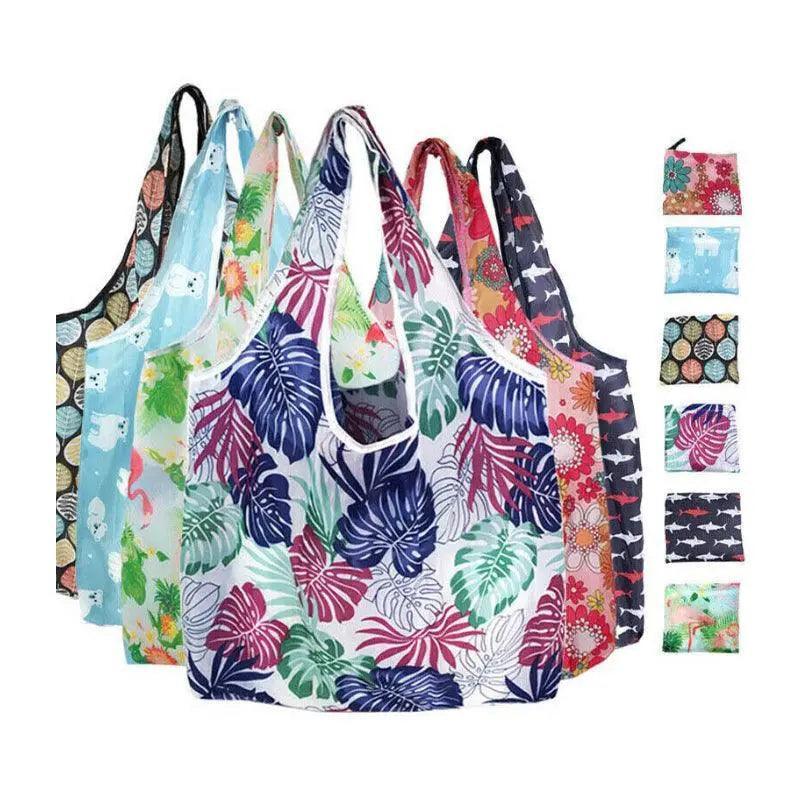 Reusable Foldable Light Waterproof Shopping Bags Carry bag Grocery Big - B-02