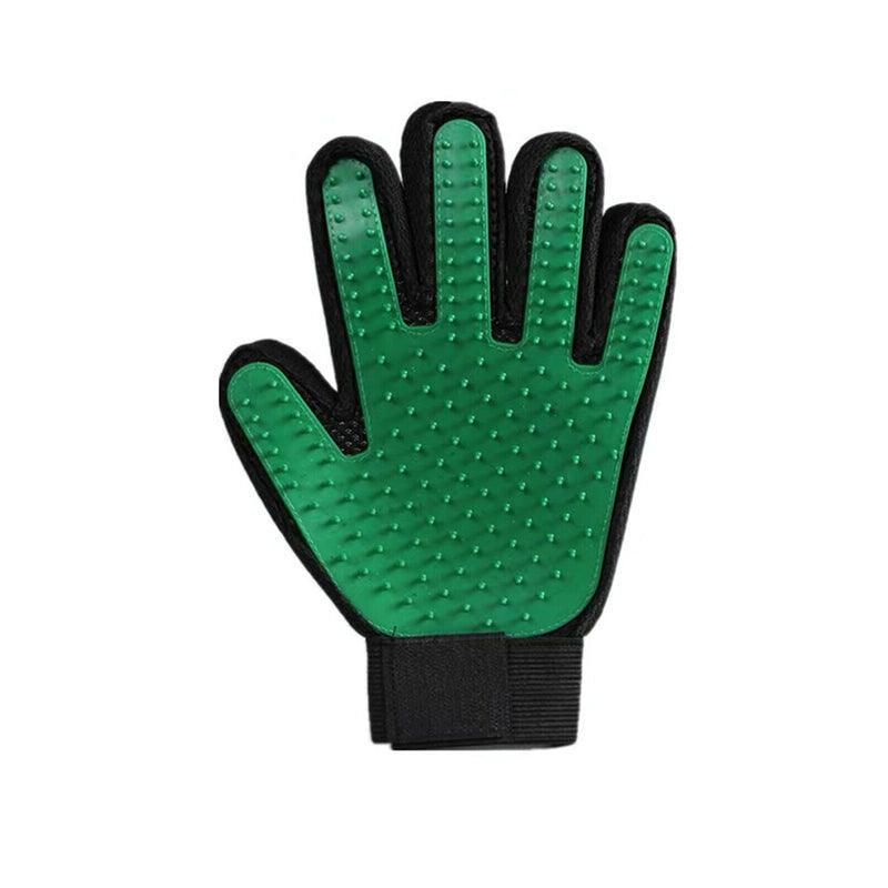 Pet Dog Cat Massage Hair Removal Grooming Comb Touch Cleaning Brush Magic Glove - Pink Right Hand