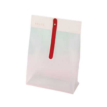 50pcs Transparent Snack Bags Biscuit Candy Bags Resealable Food Packaging - Orange