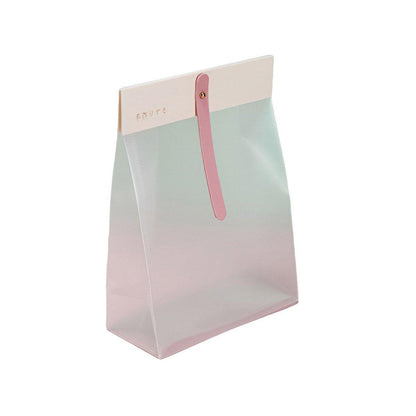 50pcs Transparent Snack Bags Biscuit Candy Bags Resealable Food Packaging - Red