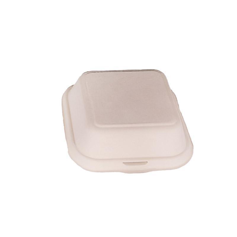 100X Disposable Eco-Friendly Bento Box Fruit Salad Hamburger Cake Packaging Box - Packing-Natural-4inches-100pcs