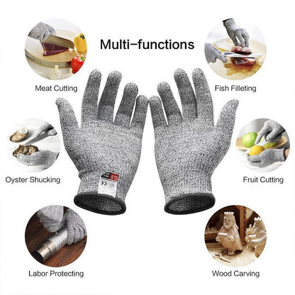 Cut Resistant Gloves for Kitchen Work Food Prep Carving and Fishing Tasks - M