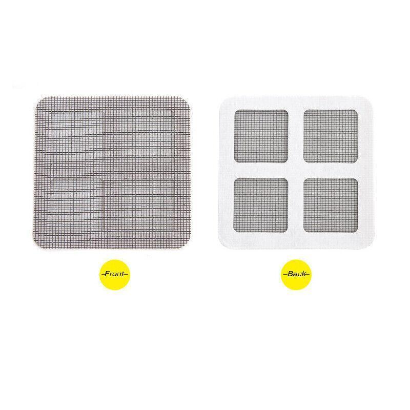 12X Fly Screen Net Repair Tape Patch Adhesive Door Curtain For Mending Holes Set