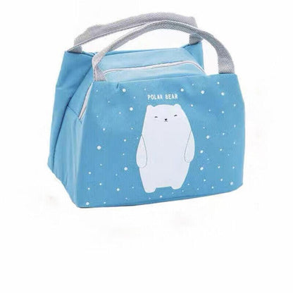 Portable Insulated Thermal Lunch Box Carry Tote Picnic Case Storage Bag 21x17x15cm - B04 (21x17x15cm)
