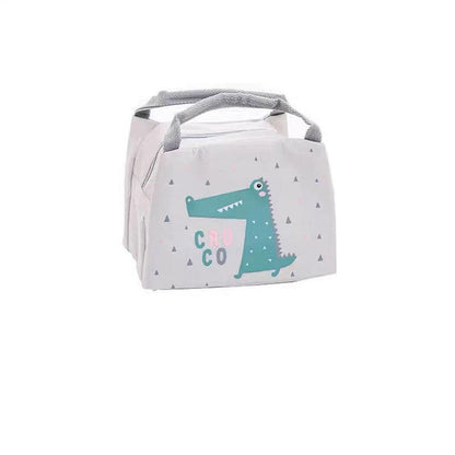 Portable Insulated Thermal Lunch Box Carry Tote Picnic Case Storage Bag 21x17x15cm - C02 (21x17x15cm)