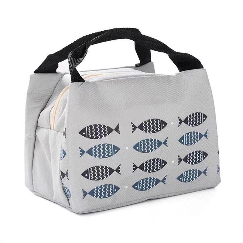 Portable Insulated Thermal Lunch Box Carry Tote Picnic Case Storage Bag 21x17x15cm - C05 (21x17x15cm)