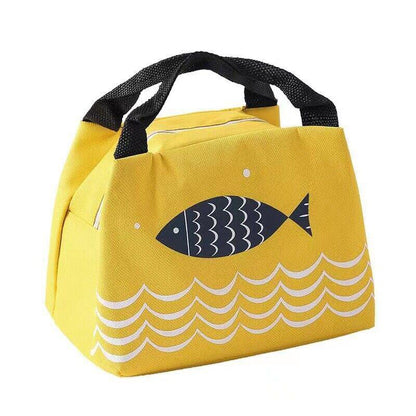 Portable Insulated Thermal Lunch Box Carry Tote Picnic Case Storage Bag 21x17x15cm - C05 (21x17x15cm)