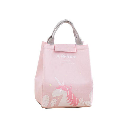 Portable Insulated Thermal Lunch Box Carry Tote Picnic Case Storage Bag 18x24x15cm - E02 (18x24x15cm)