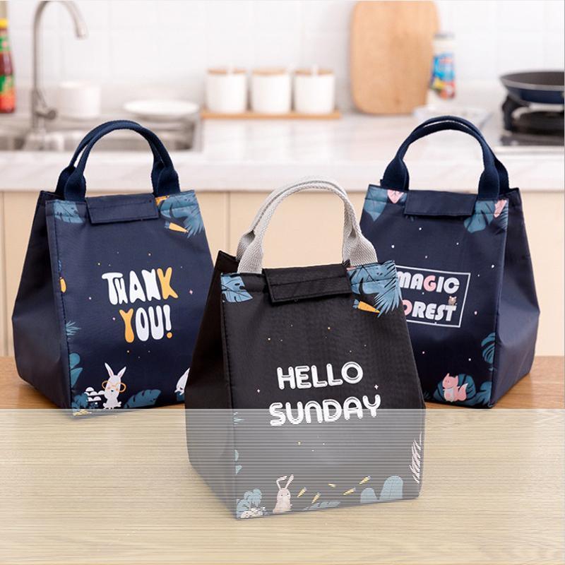 Portable Insulated Thermal Lunch Box Carry Tote Picnic Case Storage Bag 18x24x15cm - E03 (18x24x15cm)
